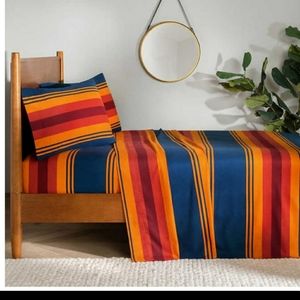 (Ew)Pendleton 3 piece  flannel sheet set 100%Cotton